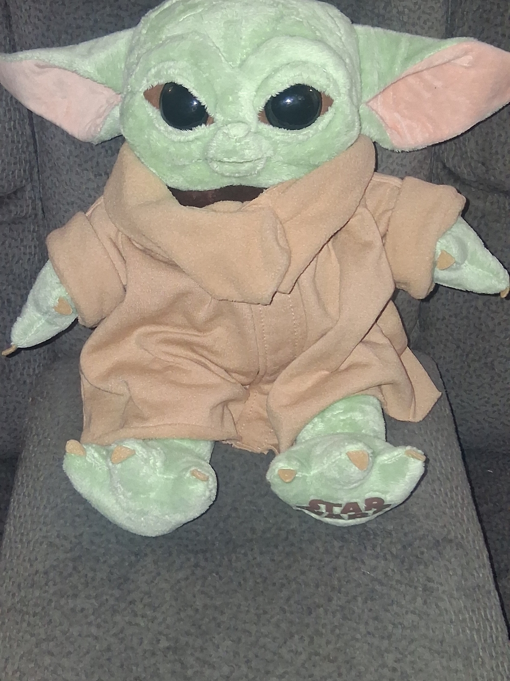 Build-A-Bear Green and Tan Baby Space Creature Plush